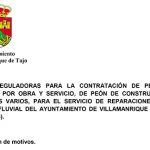 Contratación de personal laboral por obra y servicio